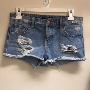 Forever 21 denim shorts